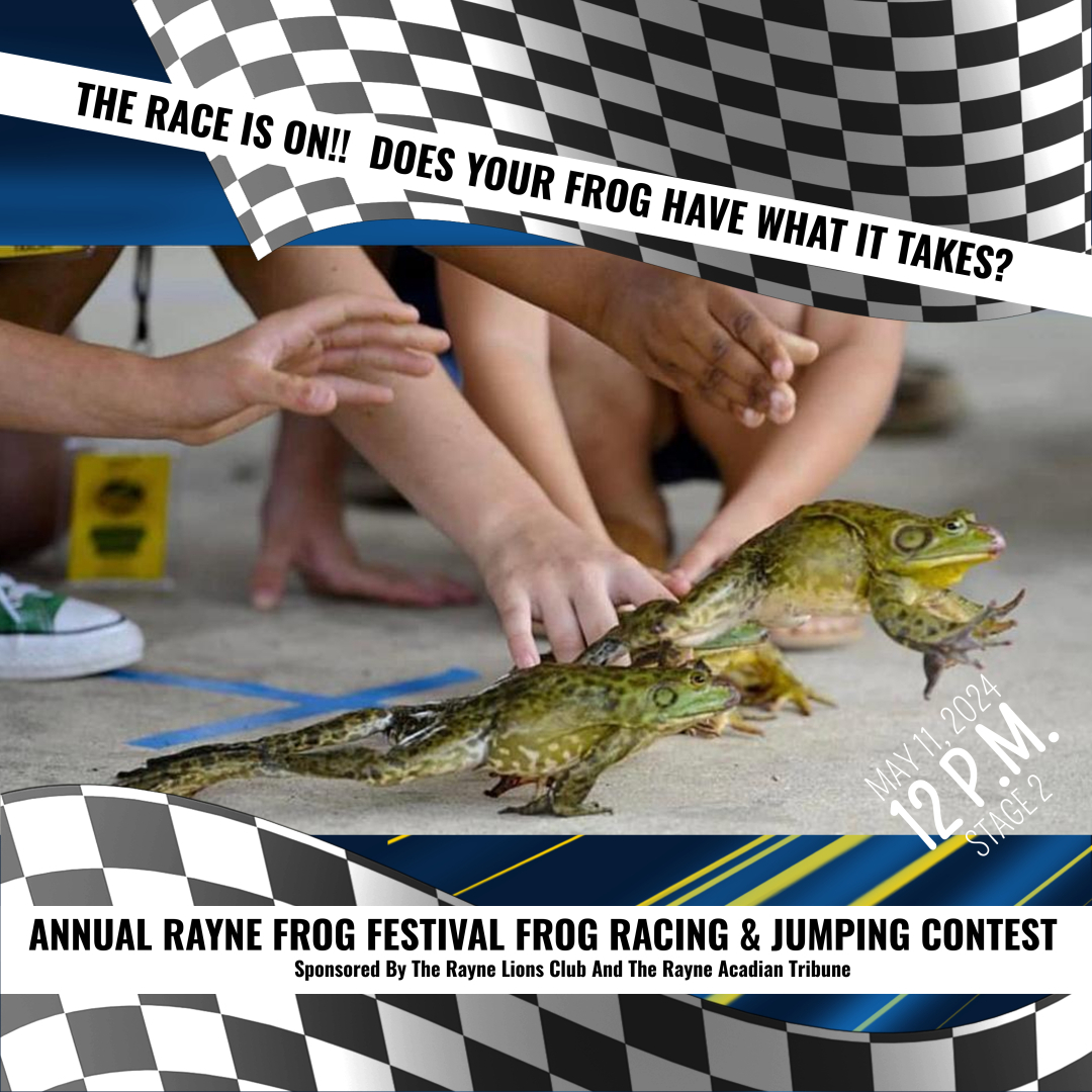 The race is on!!! Come out to see... - Rayne Frog Festival | Facebook