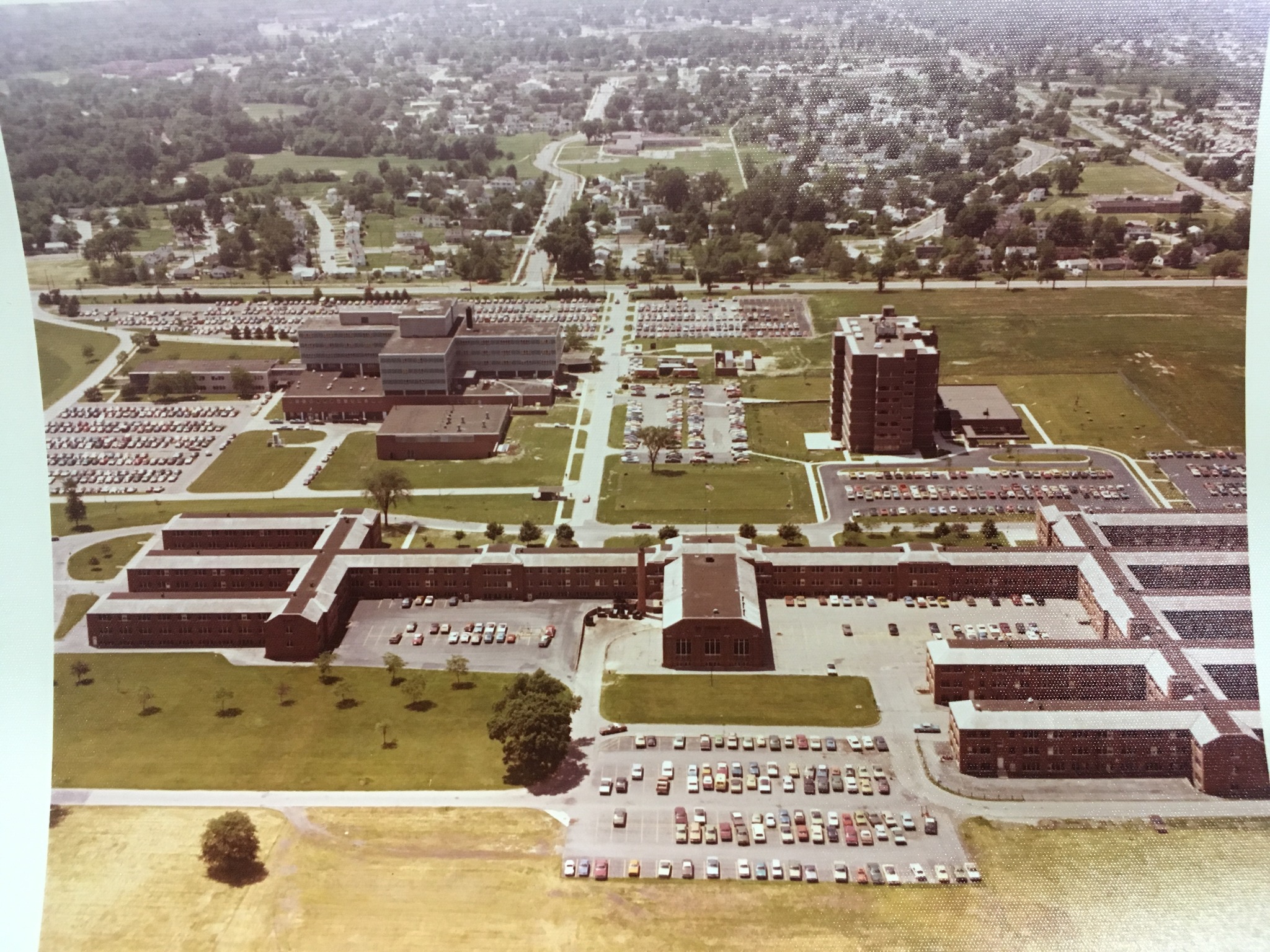 The Wayne - An overhead view looking West over Eloise at Merriman Road ...