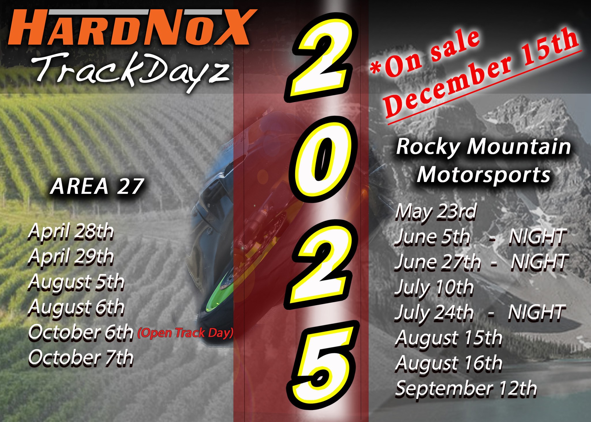 The anticipation for the 2025 riding... - HardNoX Track Dayz
