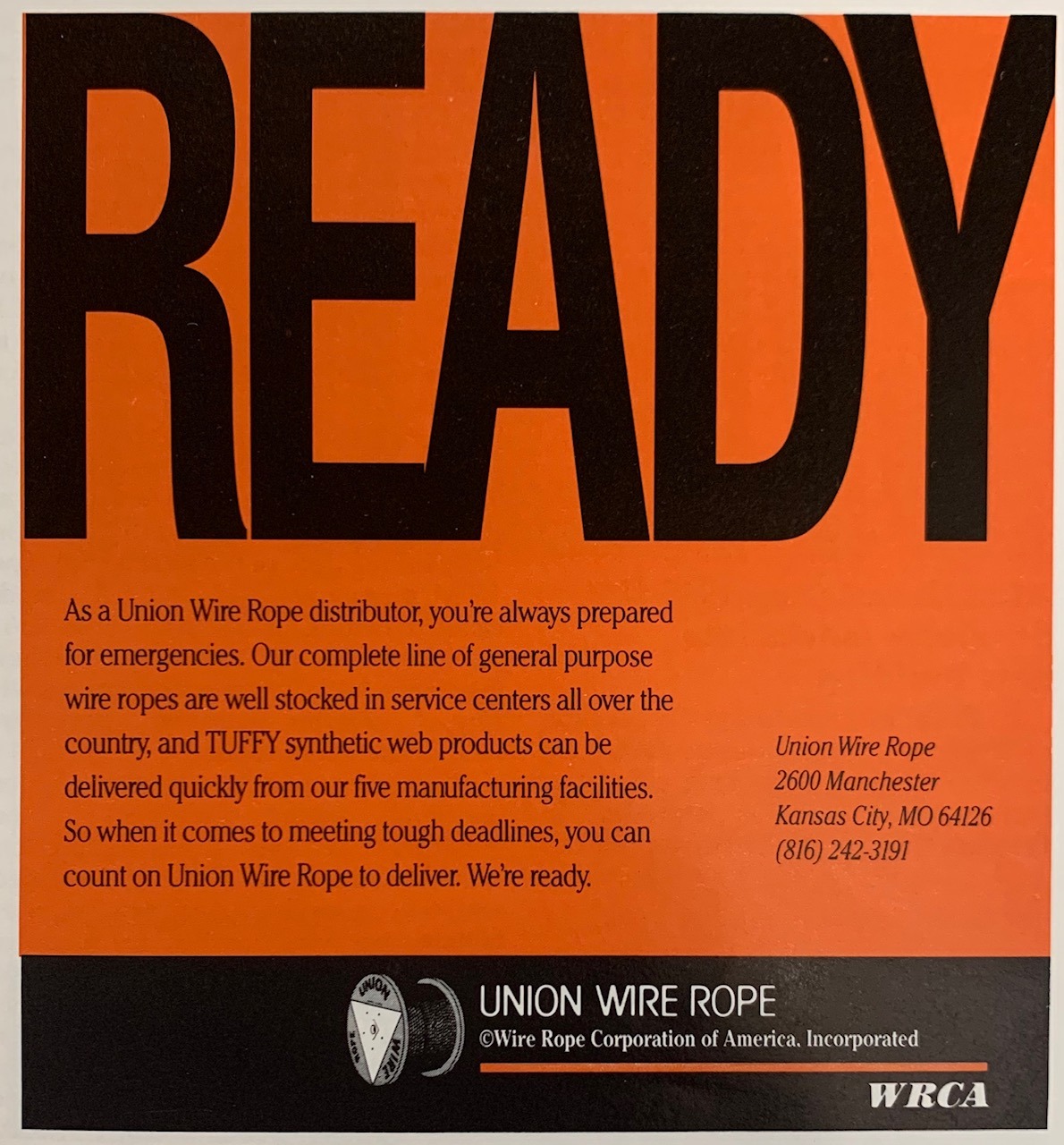 Our #unionrope brand is always Ready.... - WireCo WorldGroup