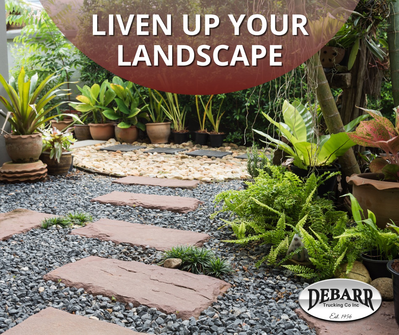 DeBarr - Have you thought about using crushed stone in landscaping? It ...
