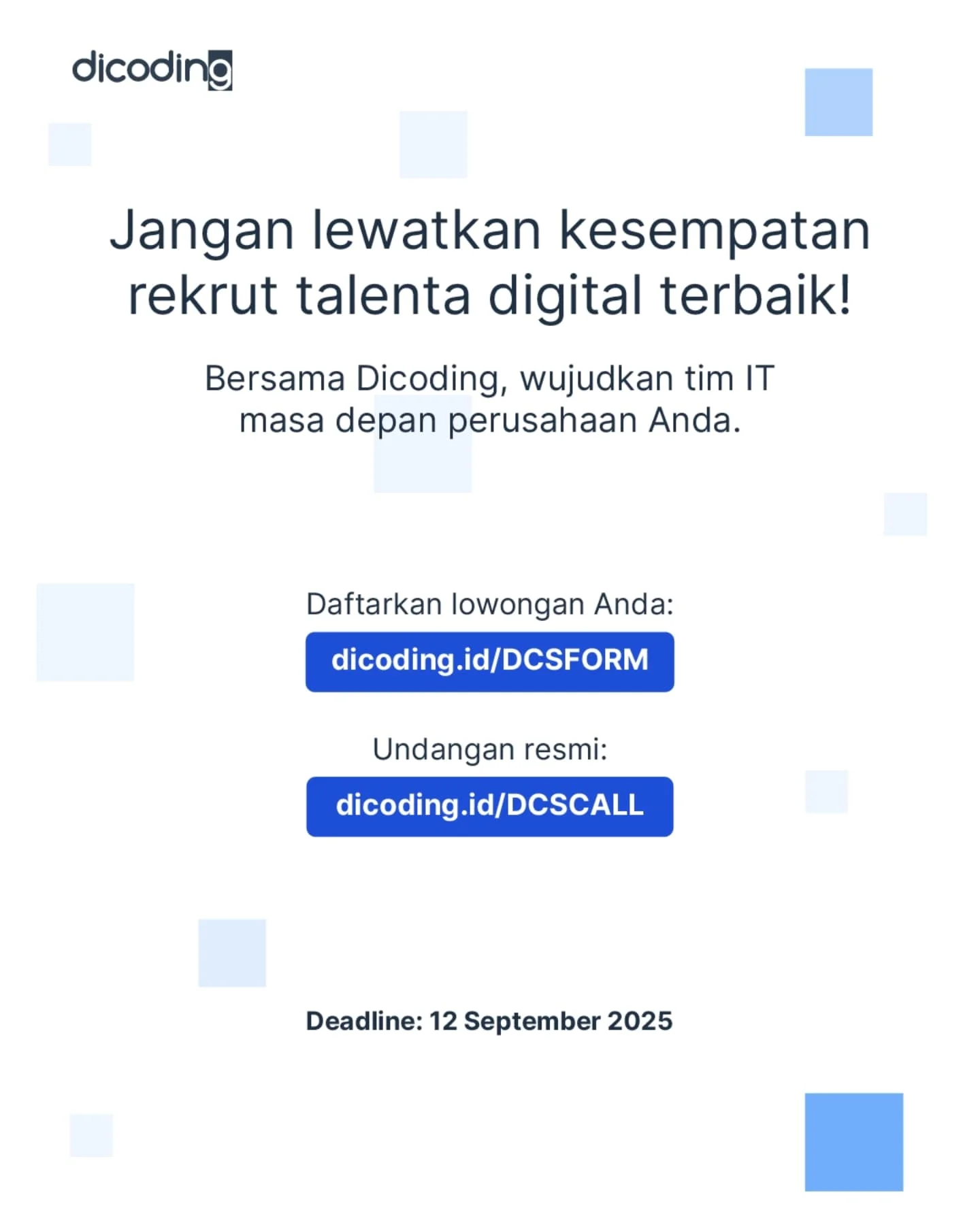 Dicoding - Cari talenta digital terbaik untuk tim Anda?... | Facebook