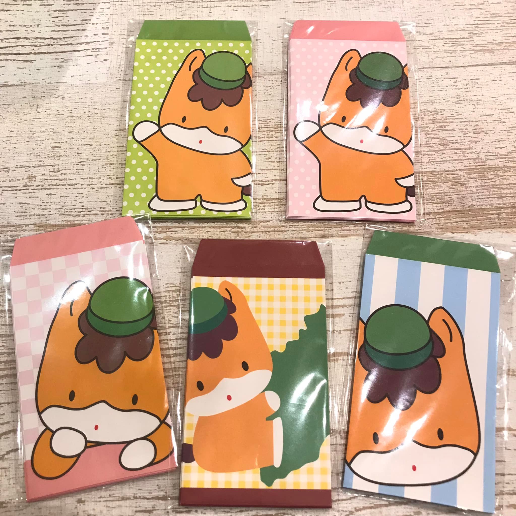 ⭐️おすすめ商品のご紹介⭐️ ぐんまちゃんポチ袋5枚入り ・文字入り