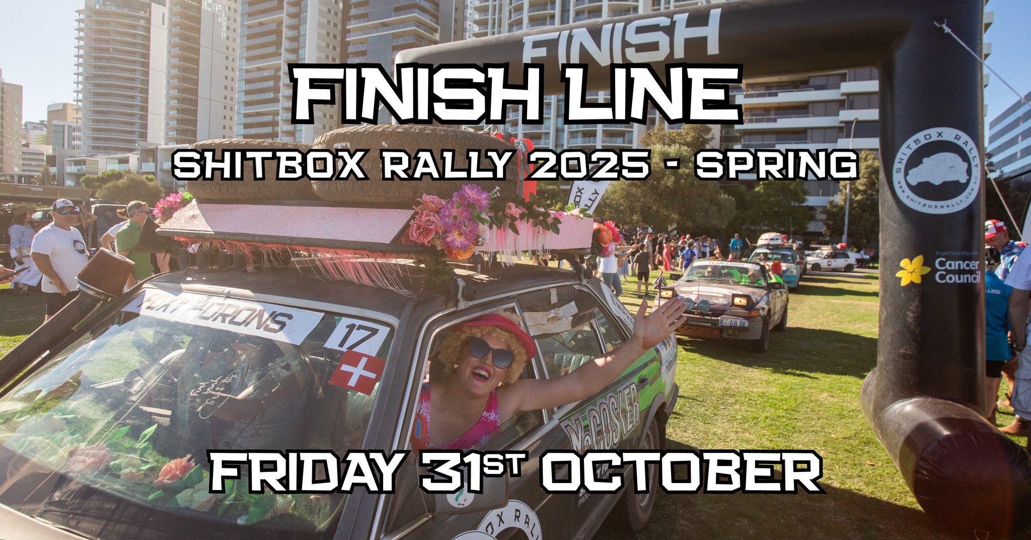 Shitbox Rally 2025 - Spring FINISH LINE