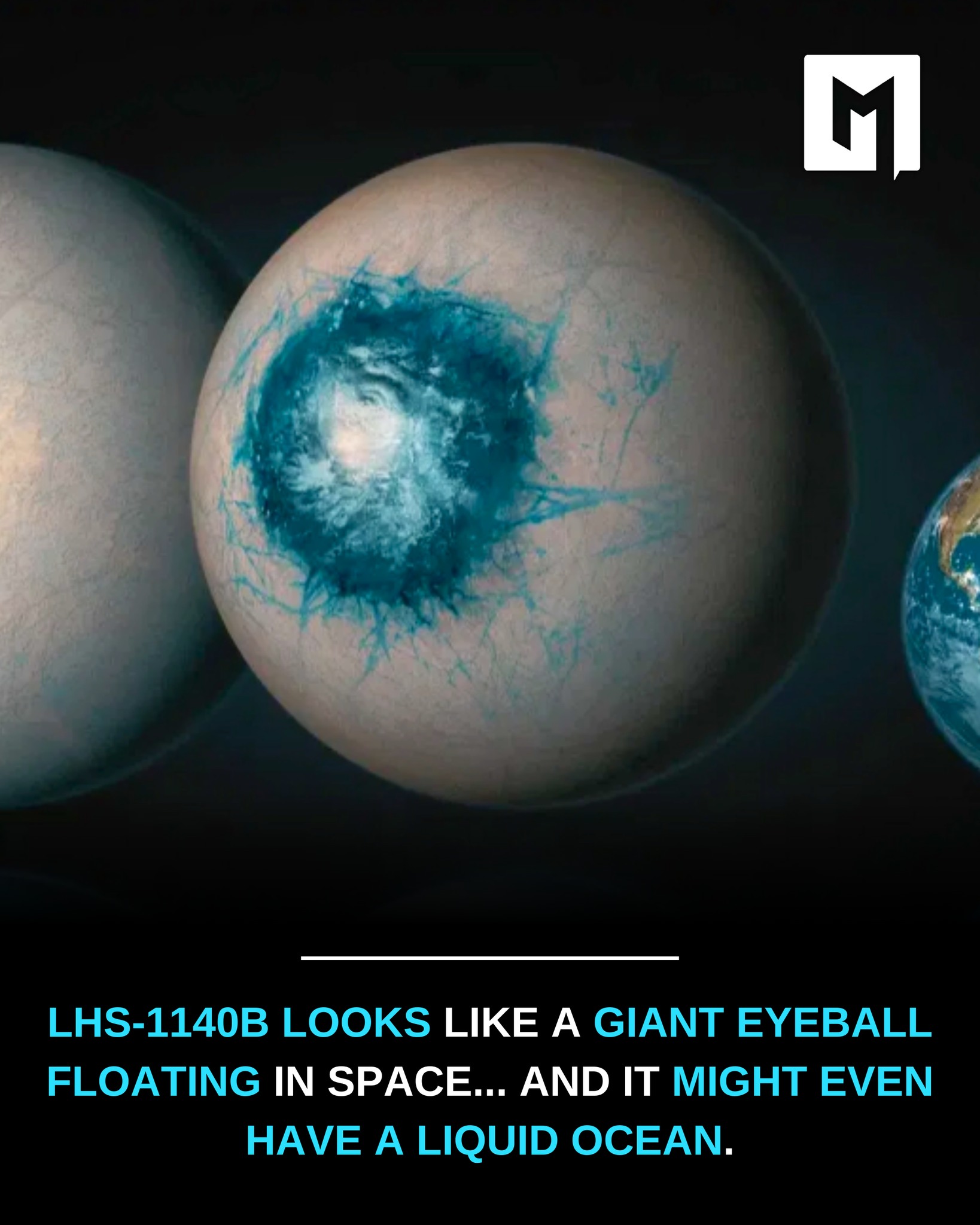 LHS 1140 b: a frozen exoplanet with a liquid ocean