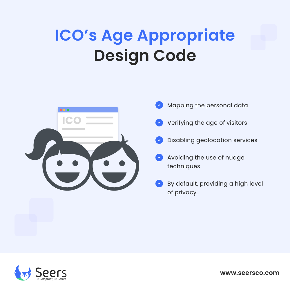 Seers - What must You do to conform with the ICO’s Age...