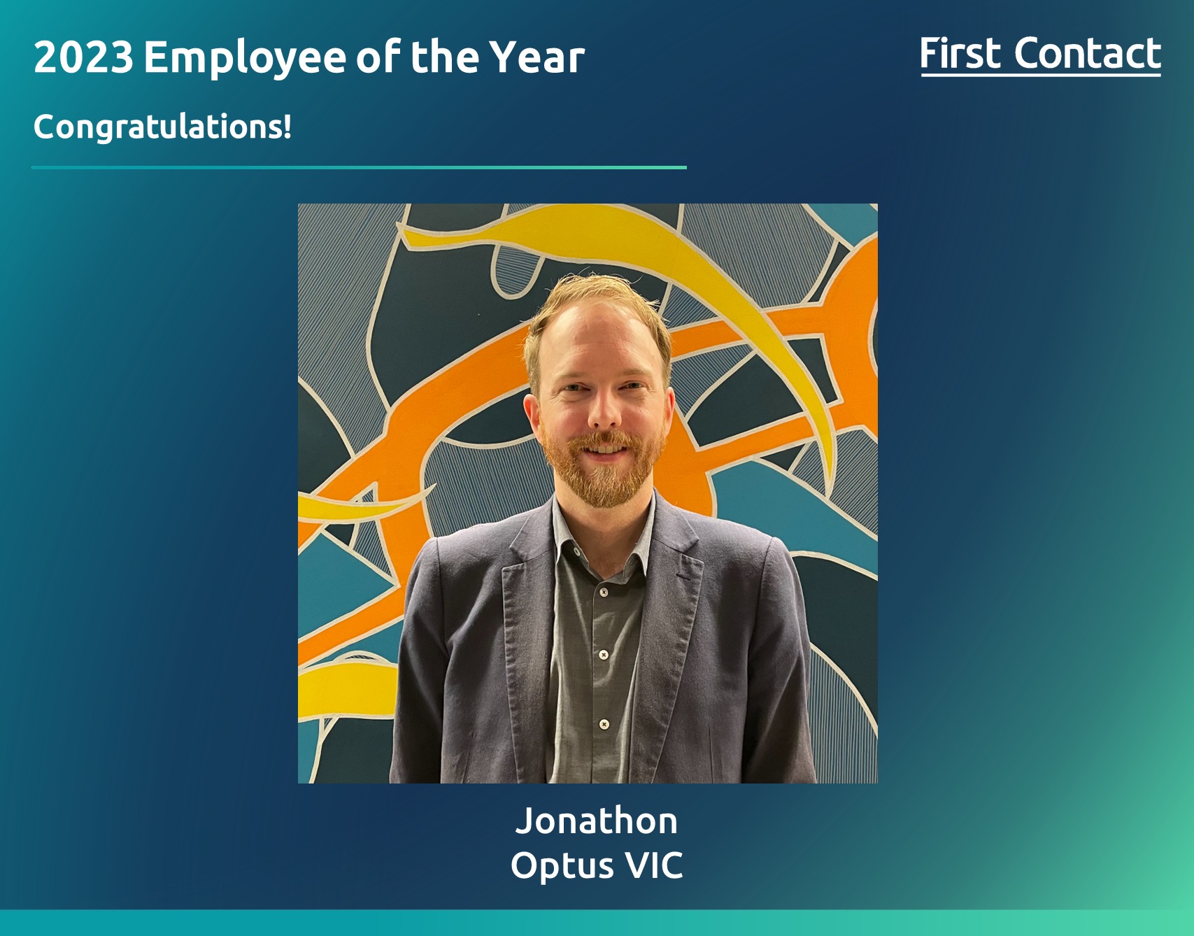 First - Please join us in congratulating Jonathon, our 2023 Employee of ...