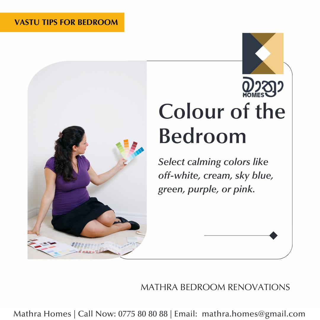 MATHRA Homes - ++ VASTU TIPS FOR BEDROOM ++ Colour of the... | Facebook