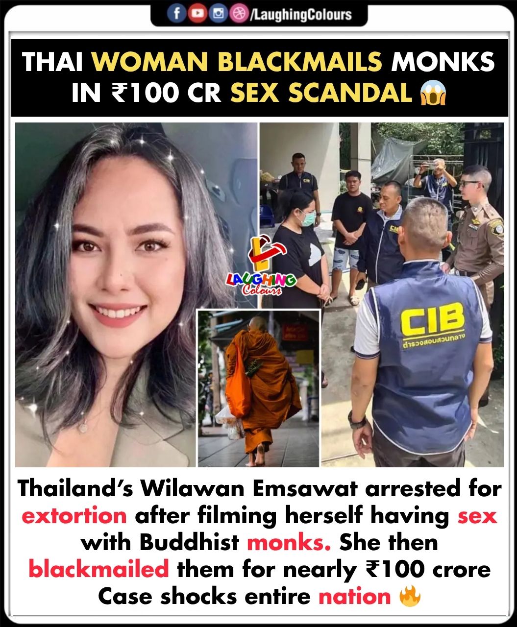 A massive sex scandal has erupted in Thailand exposing over  