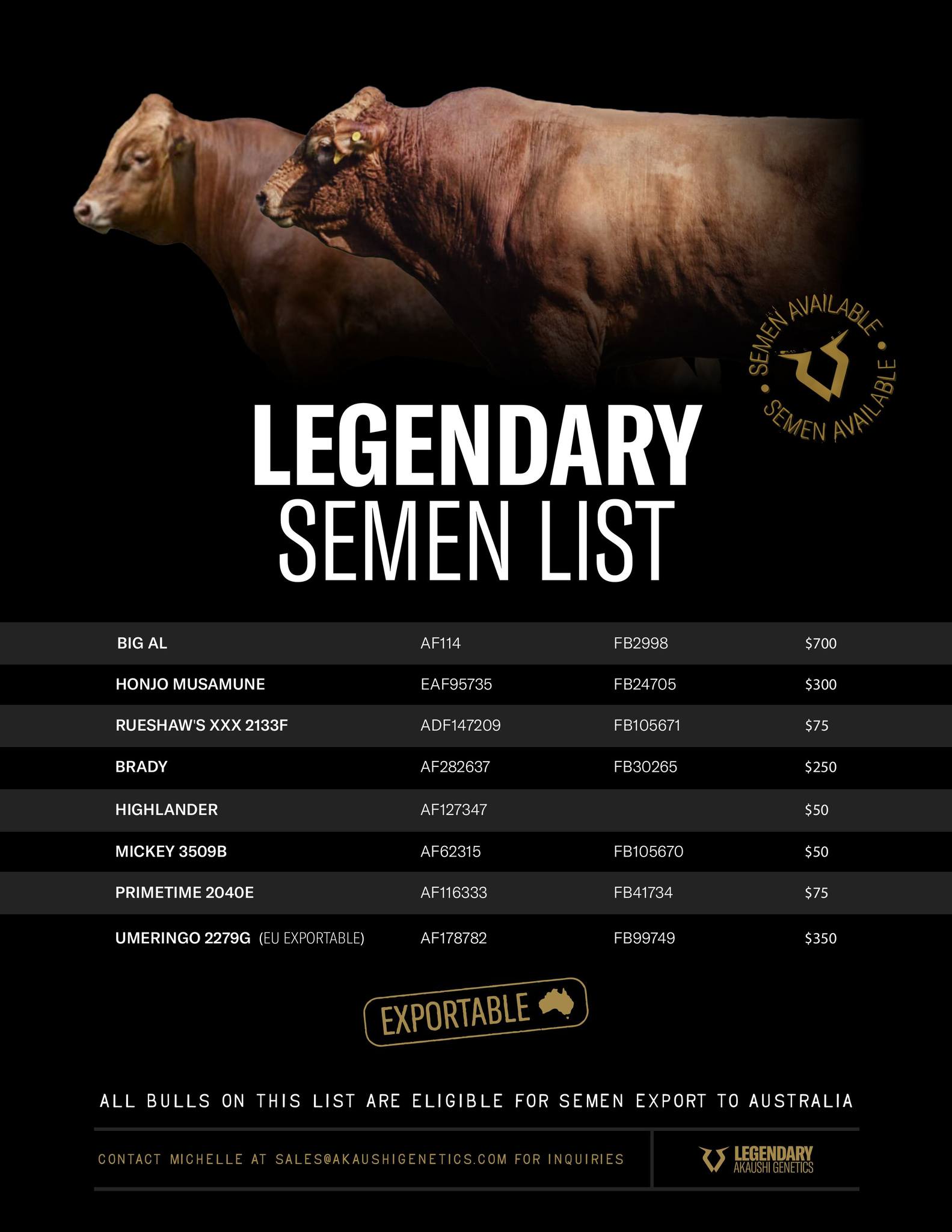 Legendary - Explore our exceptional semen offerings available to ...