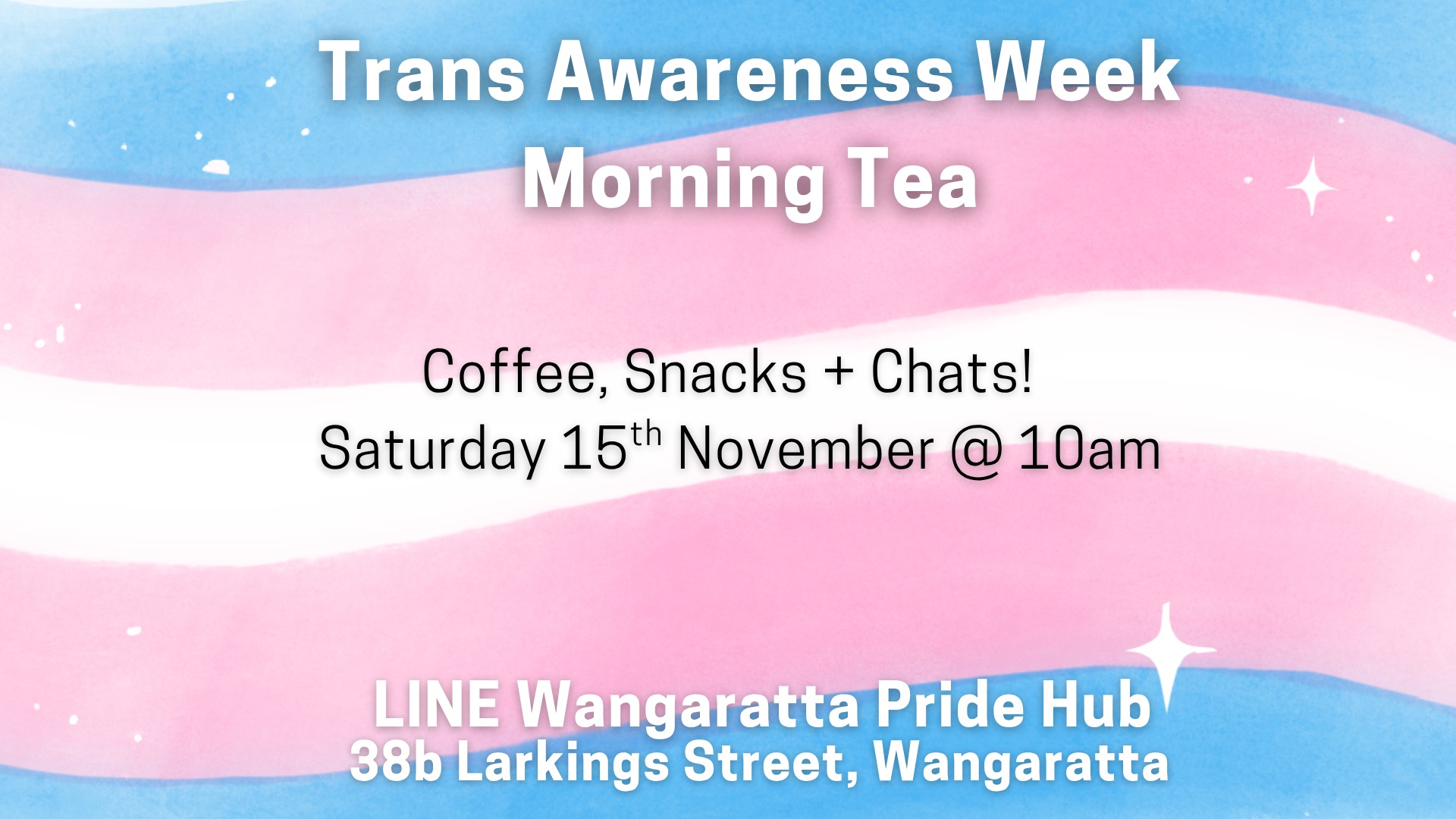 Trans Awareness Week Morning Tea