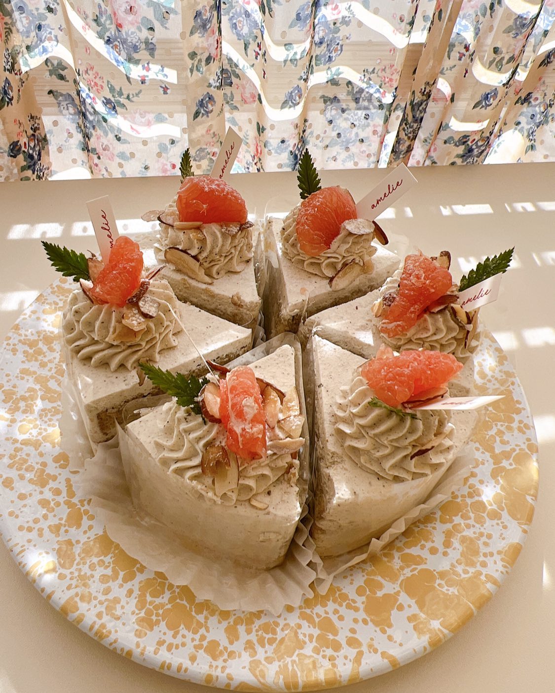 dessert_amelie - 아멜리에 일요일 #cake 오레오가나슈 얼그레이(홍차) 바스크치즈...