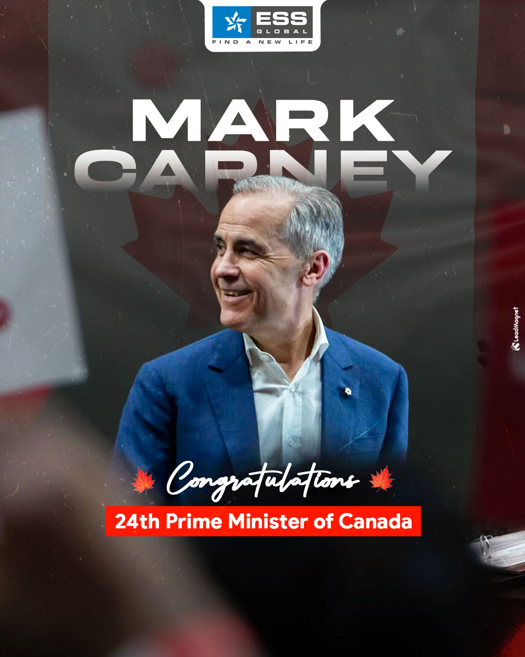 ESS - Congratulations to Mark Carney, the 24th Prime Minister of Canada ...