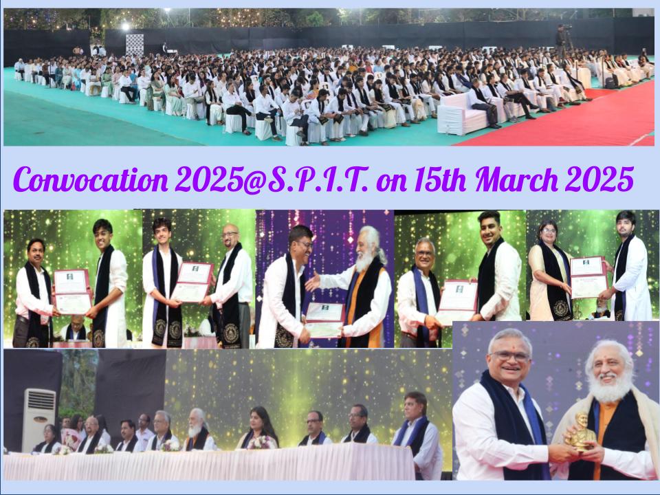 Sardar - Congratulations to the Passing Batch of 2024. #ConvacationSPIT ...