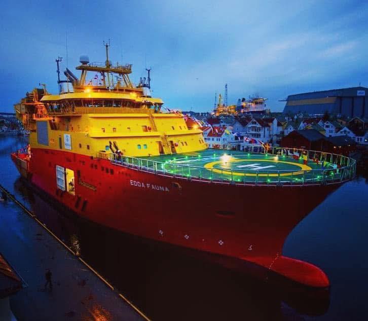 MaritimePhoto - «Edda Fauna” Inspection maintenance and repair vessel ...