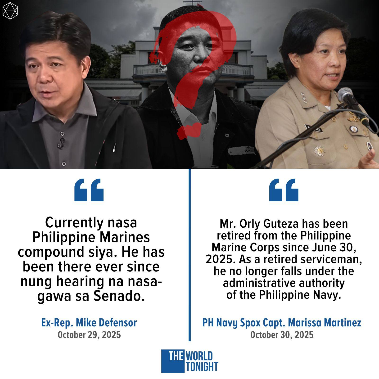 The World - Itinanggi ng Philippine Navy na nasa kustodiya ng ...