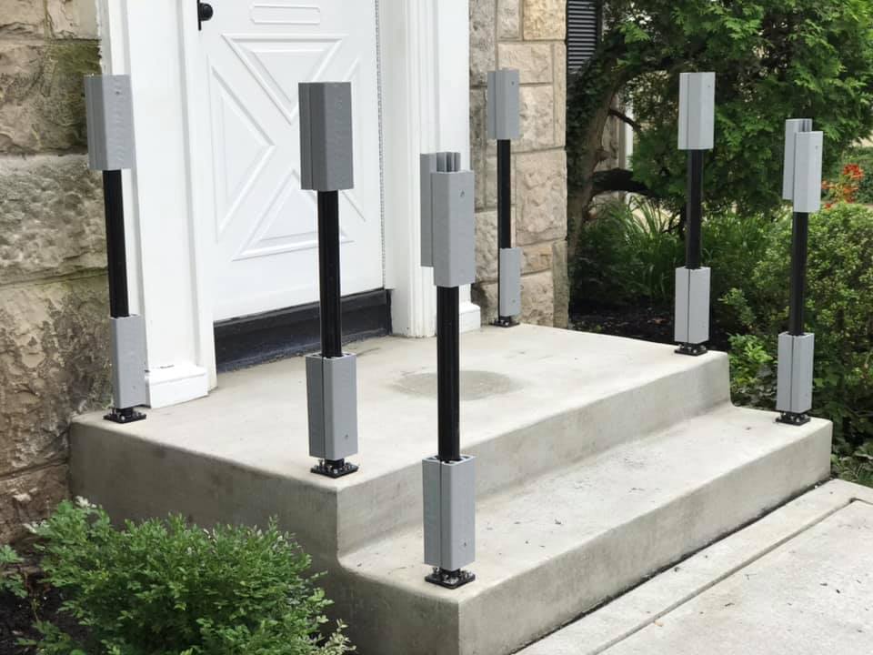 The Patriot Steel Post Mount is the... - Color Guard Railing | Facebook