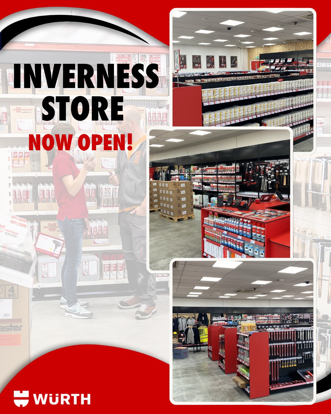 Würth UK - Say Hello to Our New Inverness Store! 🎉 We're... | Facebook