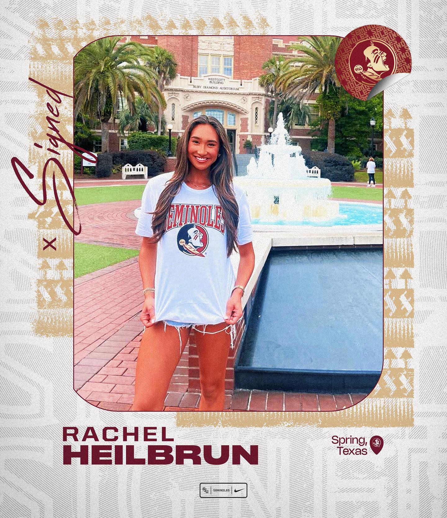 Florida - Texas 👉 Tally Welcome Rachel to Florida State! | Facebook