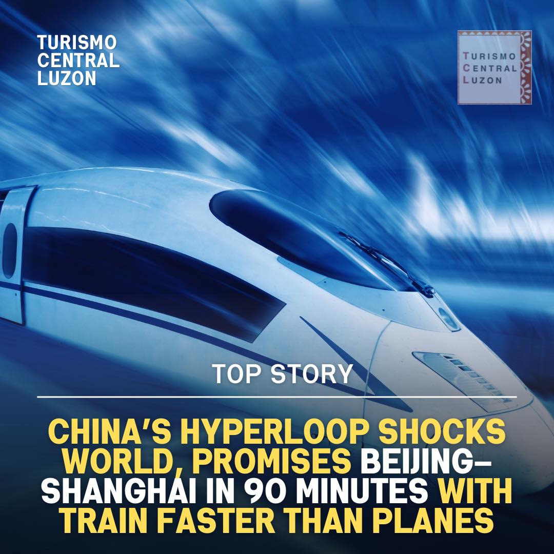 LOOK: CHINA’S HYPERLOOP SHOCKS... - Turismo Central Luzon | Facebook