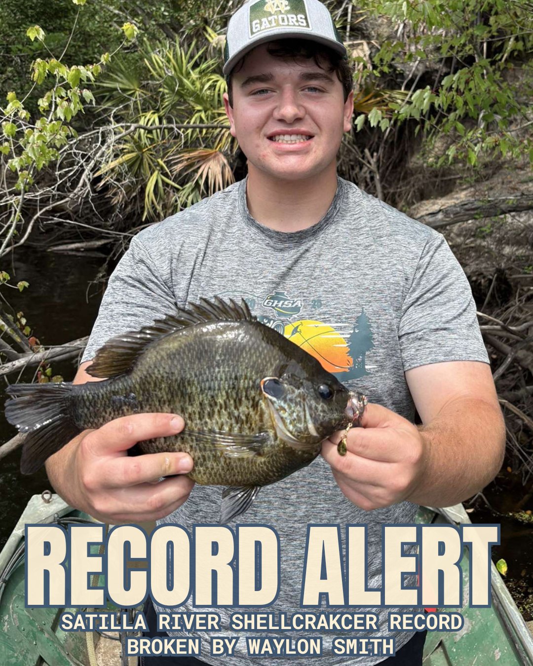 Georgia - 🏆Satilla River Record🏆 17-year-old Waylon Smith just broke a ...