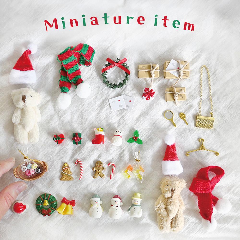 小さな世界に、やさしいクリスマスを🎄✨ テディベアやスノーマンなど