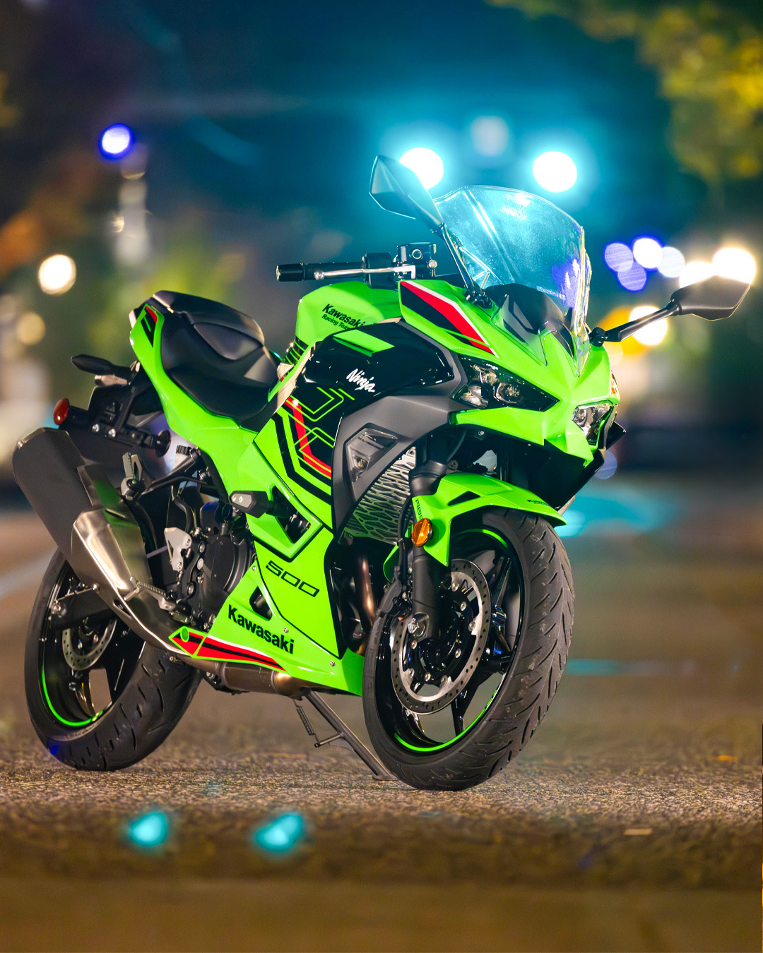 Inspired by its higher displacement siblings, The #Ninja500