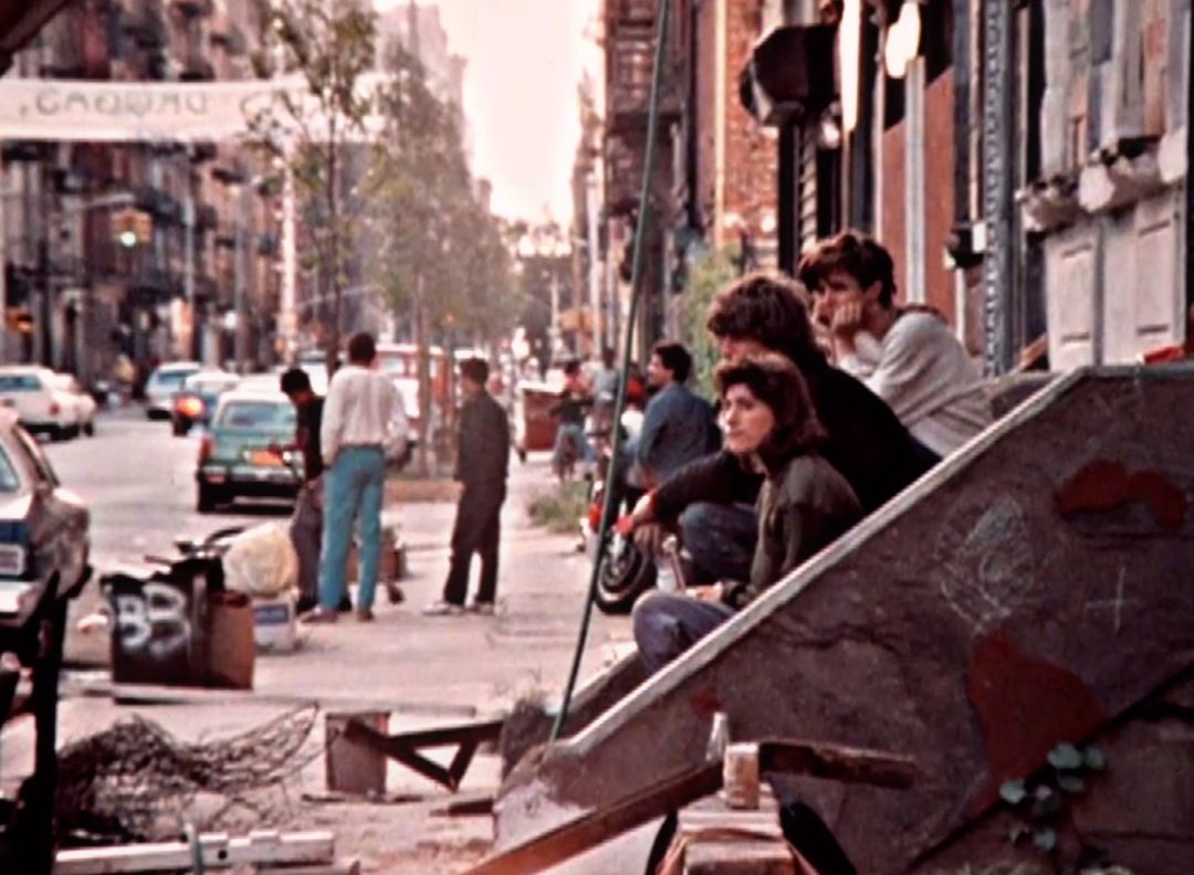 Lower - East Village Stoop hangout at 535 East 13th Street, New York ...