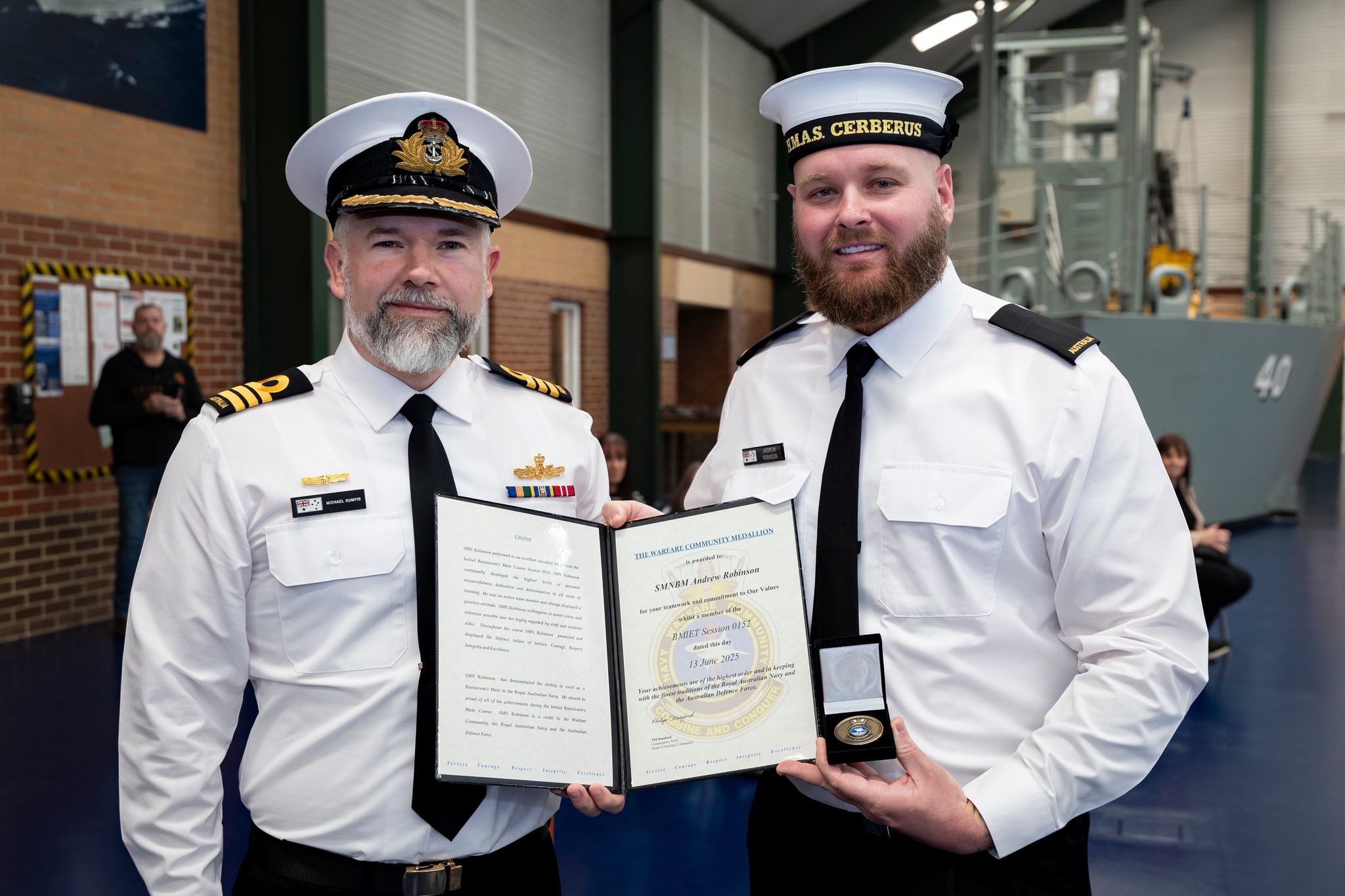 HMAS - Reviewing Officer, Deputy Director Maritime Skills Centre ...
