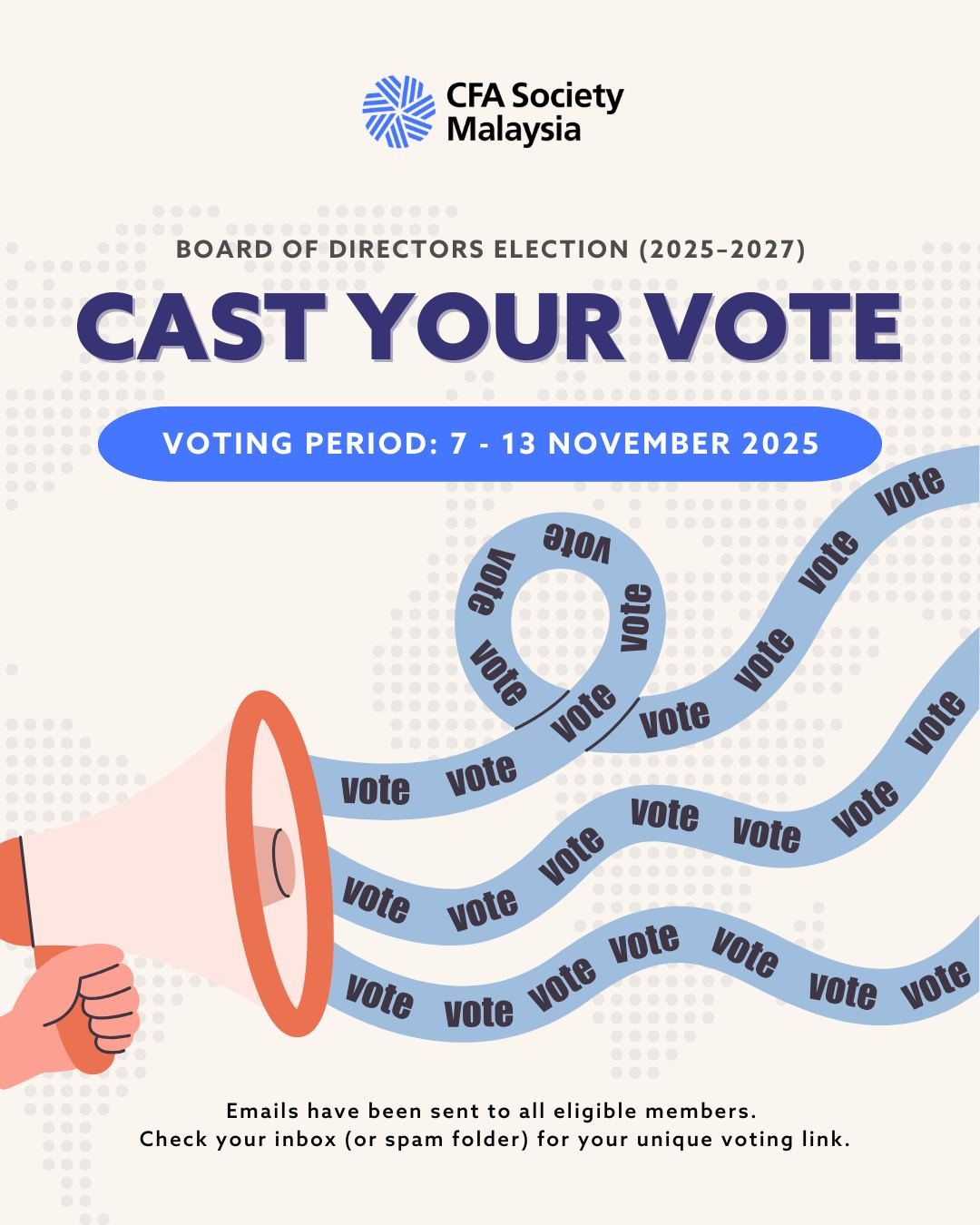 CFA - [Board of Directors Election for 2025–2027 Term] Voting is now ...