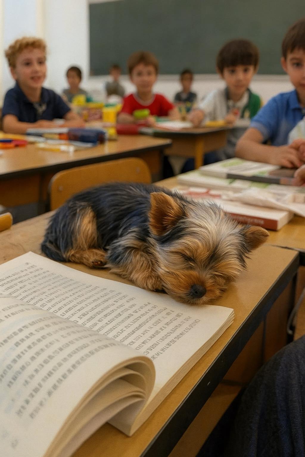 The Yorkies - “POV: The substitute teacher is 2 lbs, needs a nap, and ...