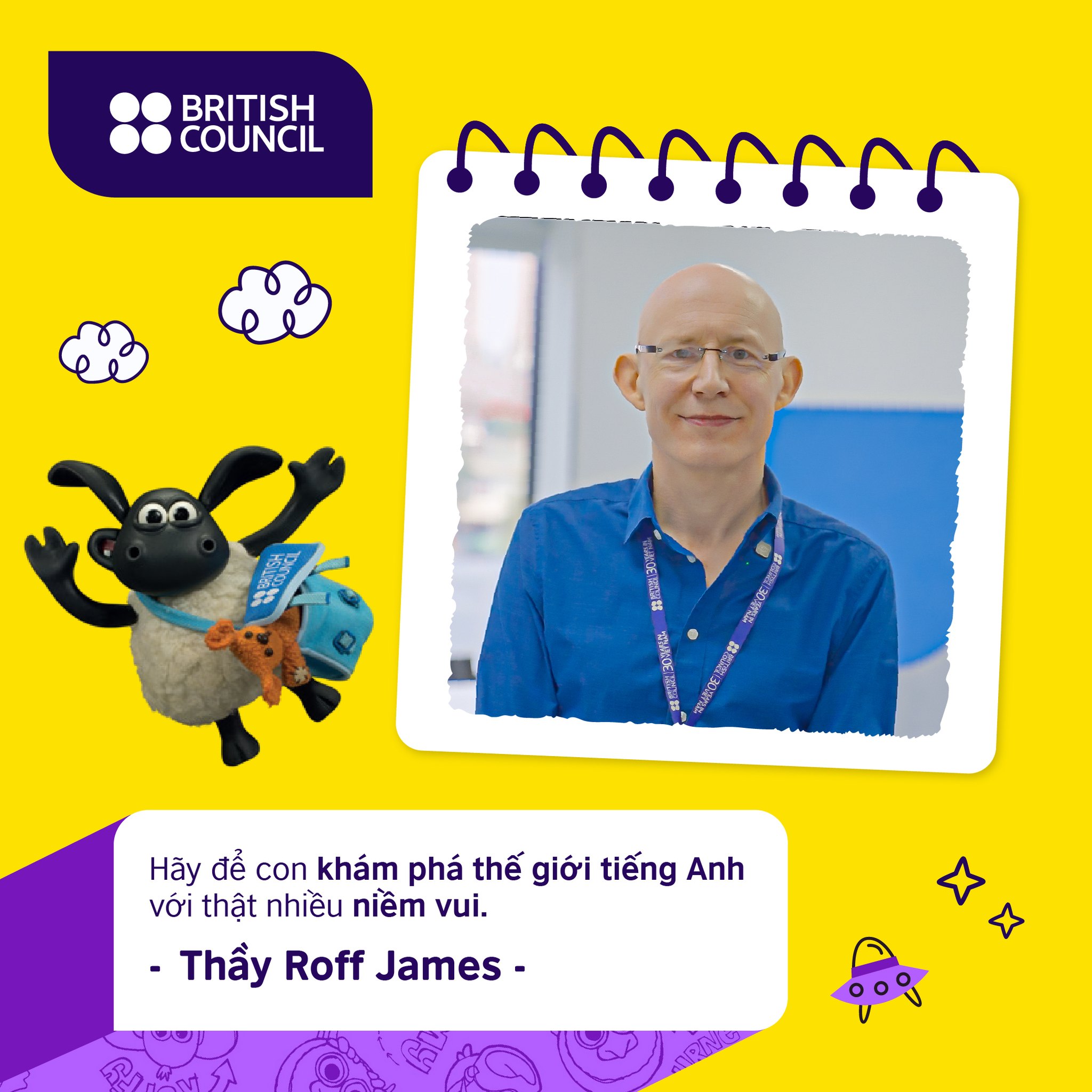 British - 🌱Thầy Roff James chia sẻ Khóa học Learning Time with Timmy ...