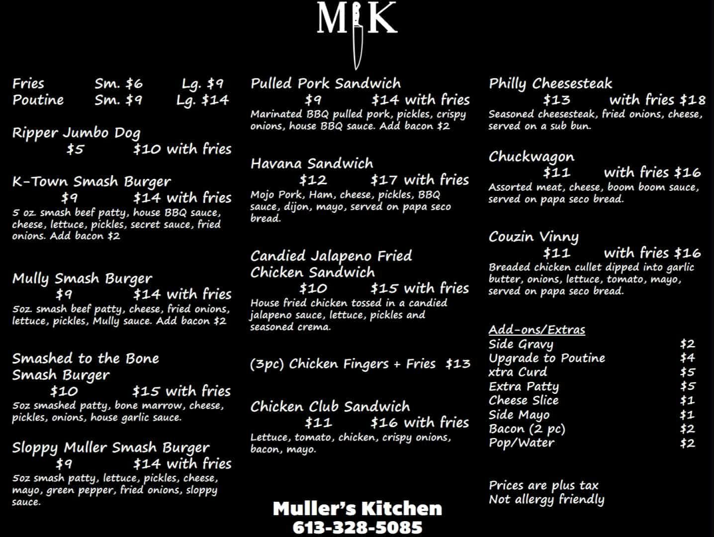 💥🔥 New menu launches tomorrow so we... - Muller’s Kitchen | Facebook