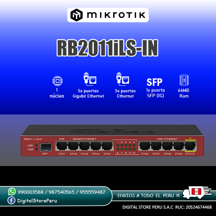 💥 STOCK DISPONIBLE!!! Mikrotik... - Digital Store Peru SAC | Facebook