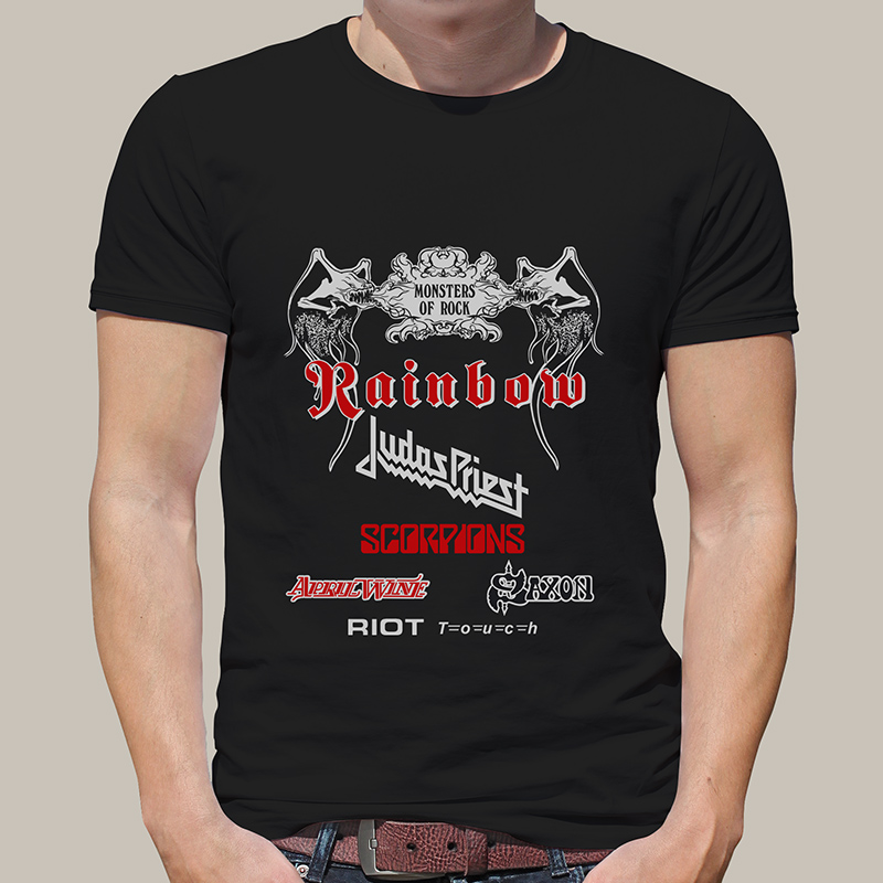 This Monsters of Rock Tee ships with... - Rufus Publications
