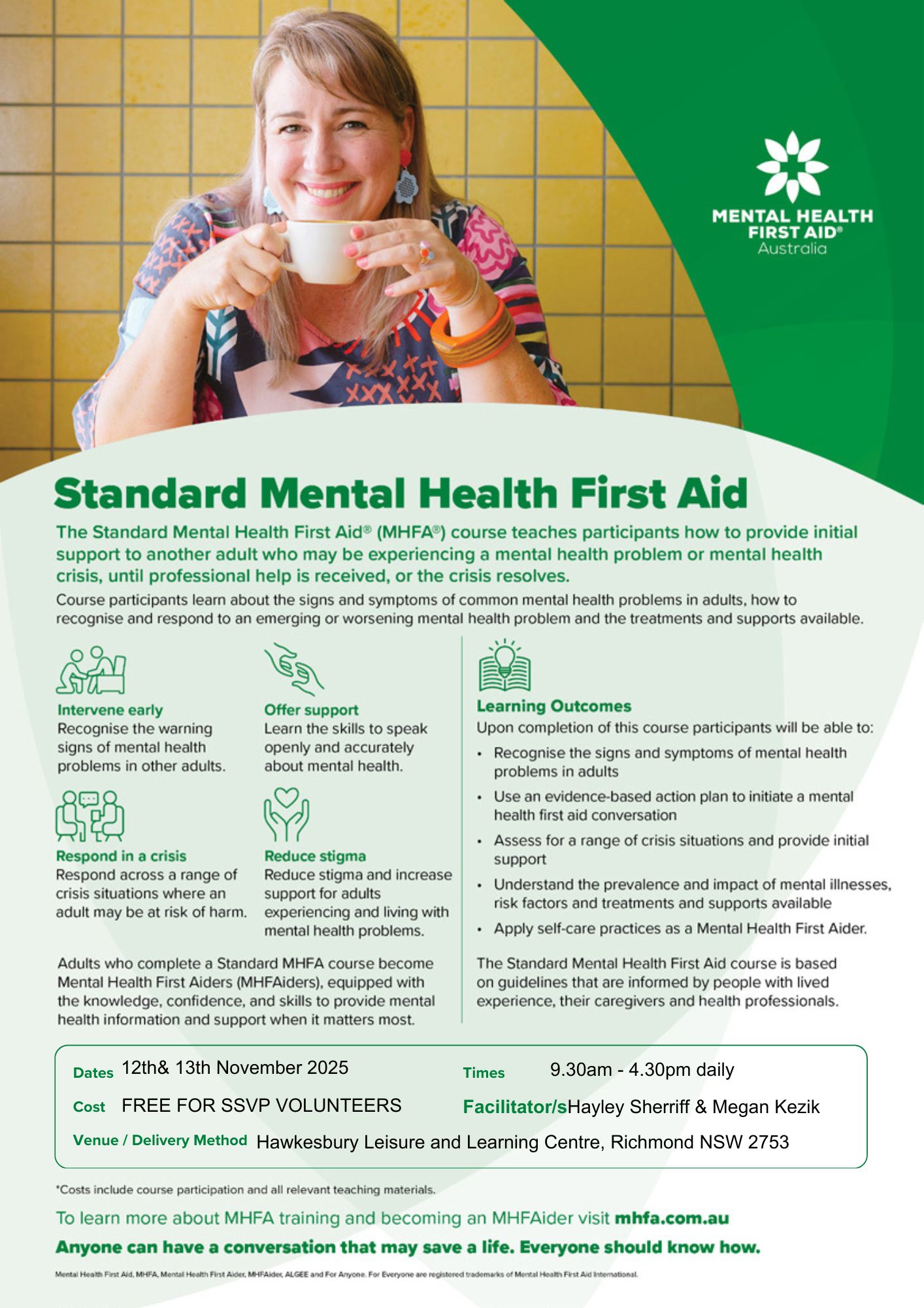 Peppercorn - Mental Health First Aid (2 Day Course)– Book by emailing ...