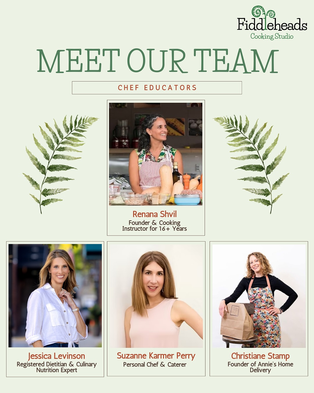 👩‍🍳 Meet Our Talented Chef... - Fiddleheads Cooking Studio | Facebook