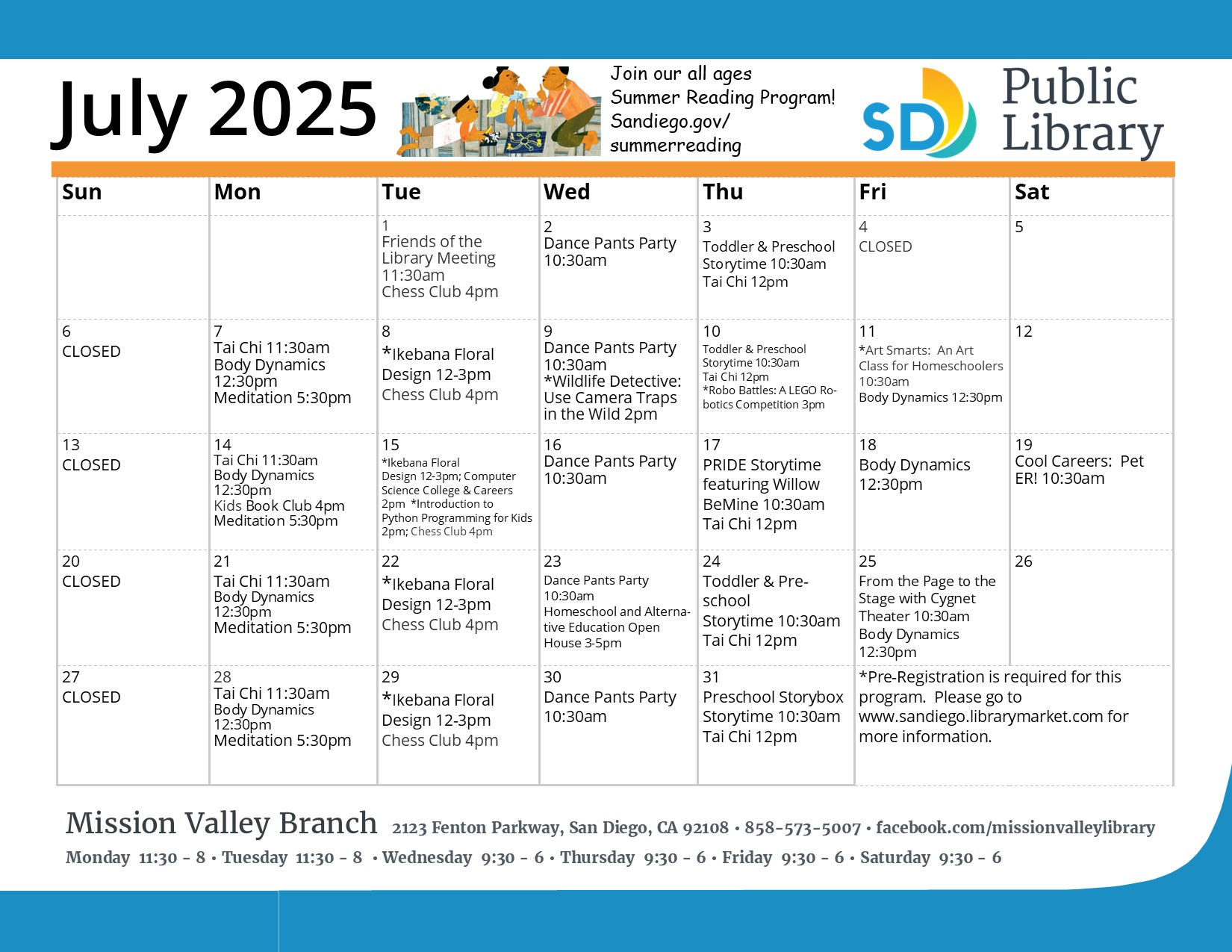 Mission Valley Library added a... - Mission Valley Library