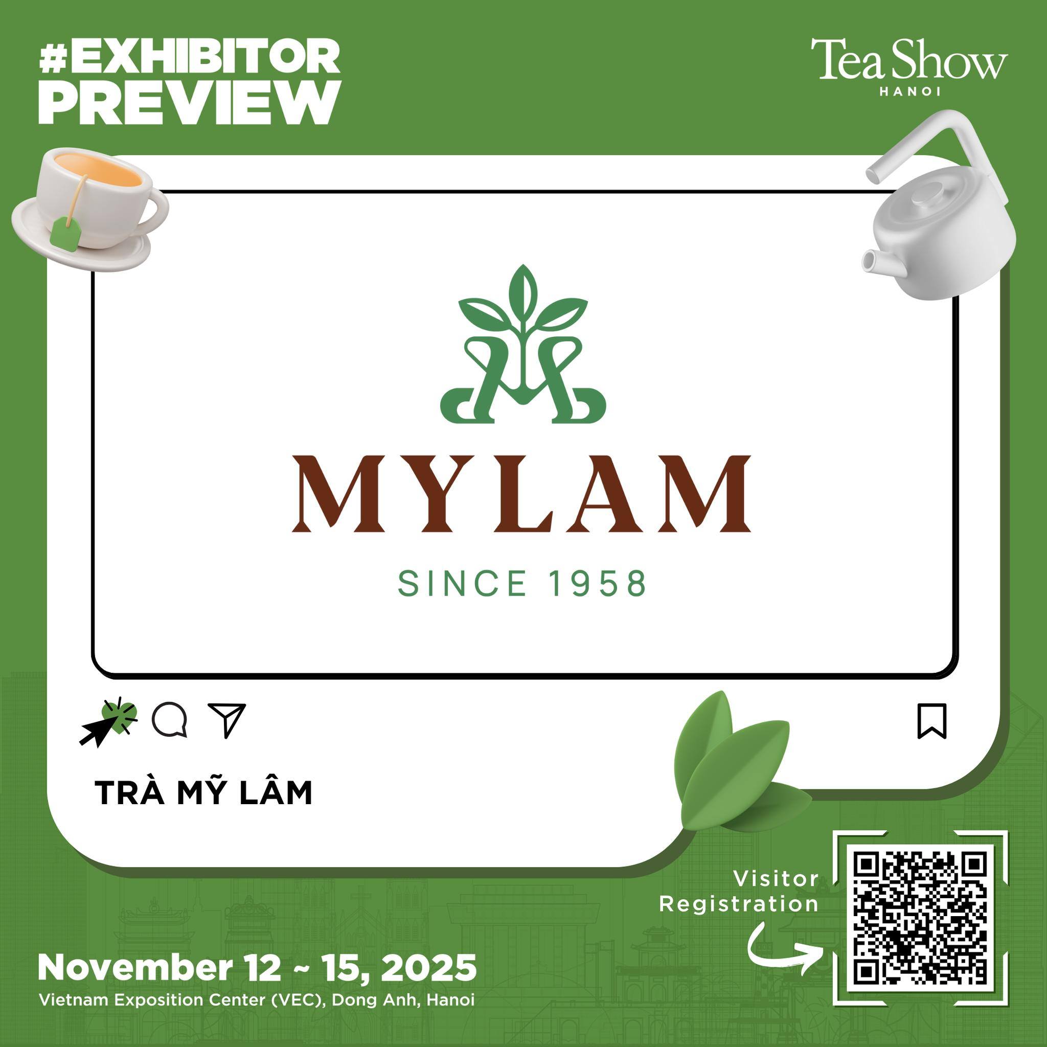 ⭐ [EXHIBITOR PREVIEW] - TRÀ MỸ LÂM ⭐... - Cafe Show Viet Nam | Facebook