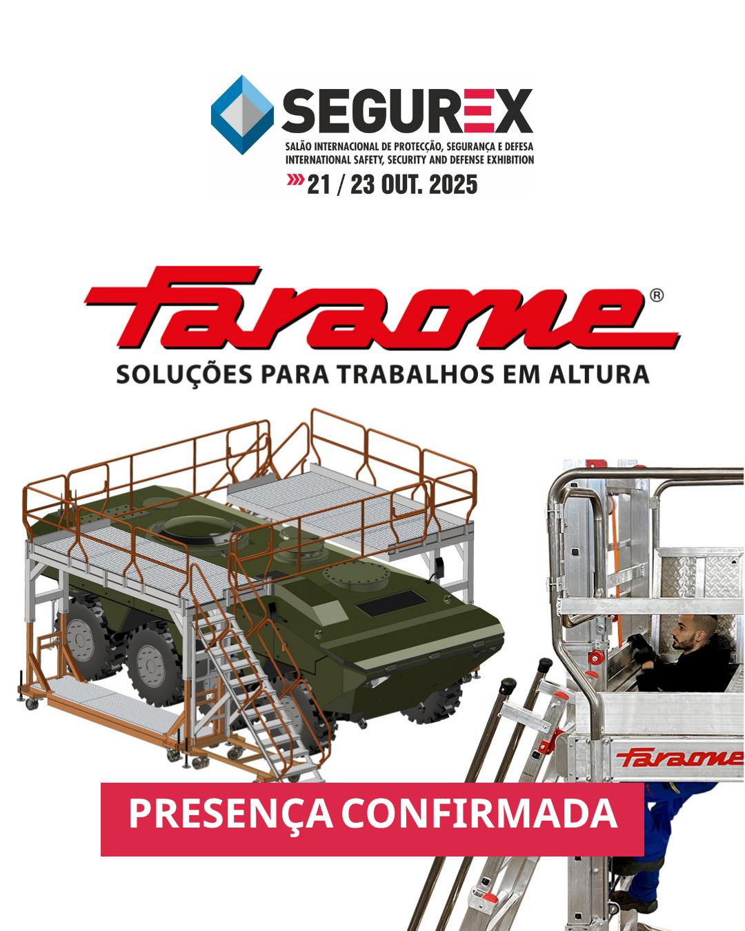 Segurex - A presença da Faraone Iberica na Segurex 2025 reforça o nosso ...