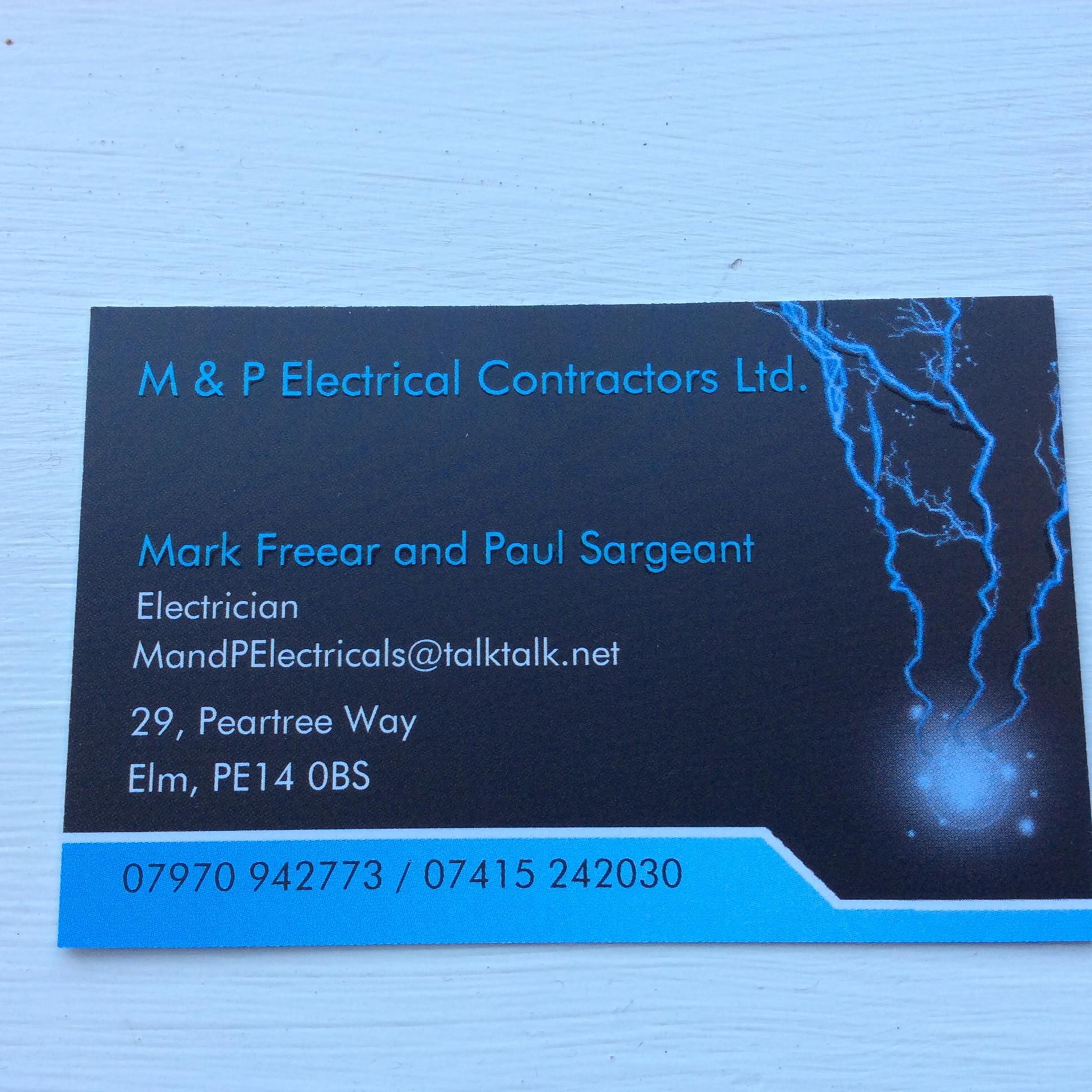 M and P Electrical Contractors Ltd | Elm