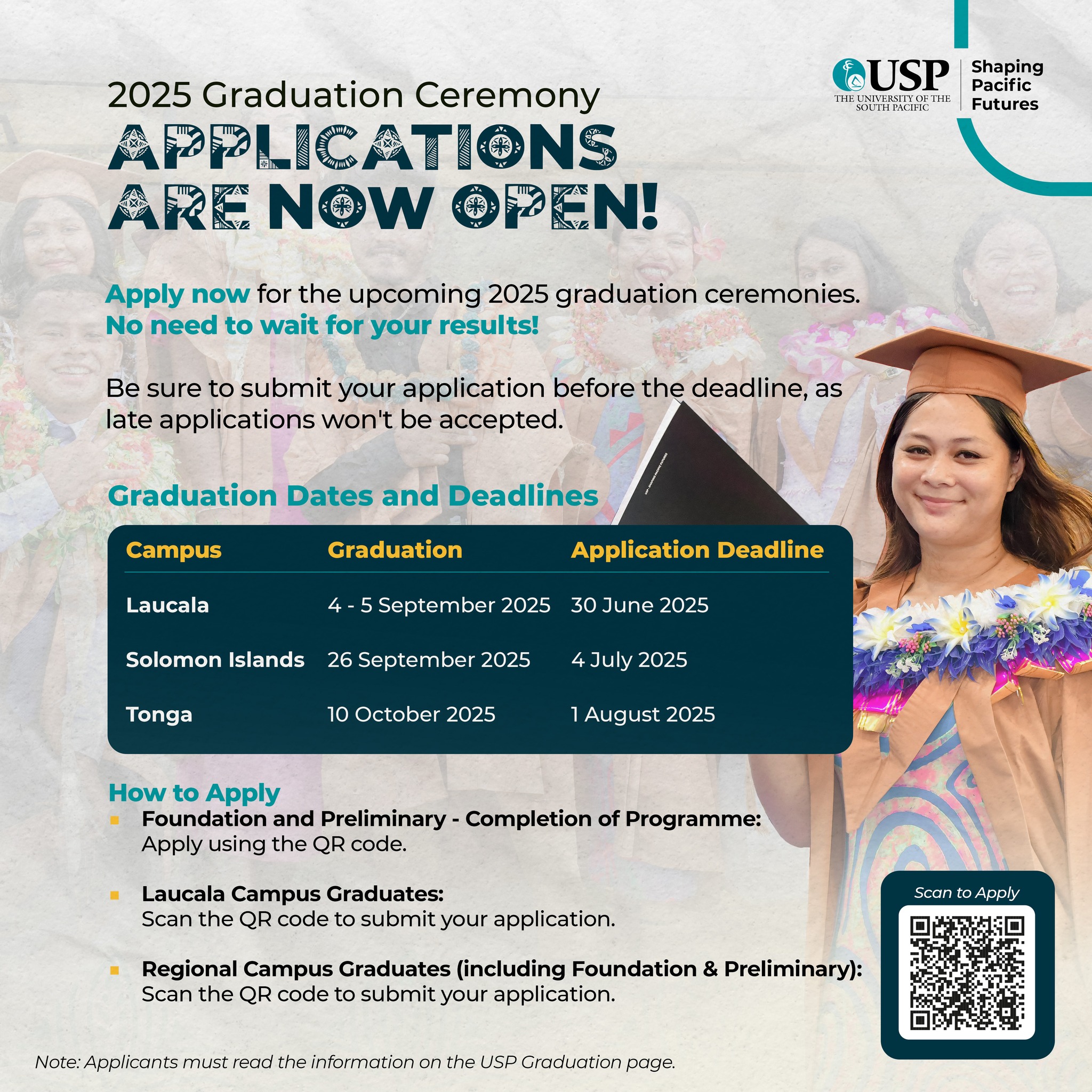 The 2025 Graduation... - The University of the South Pacific | Facebook