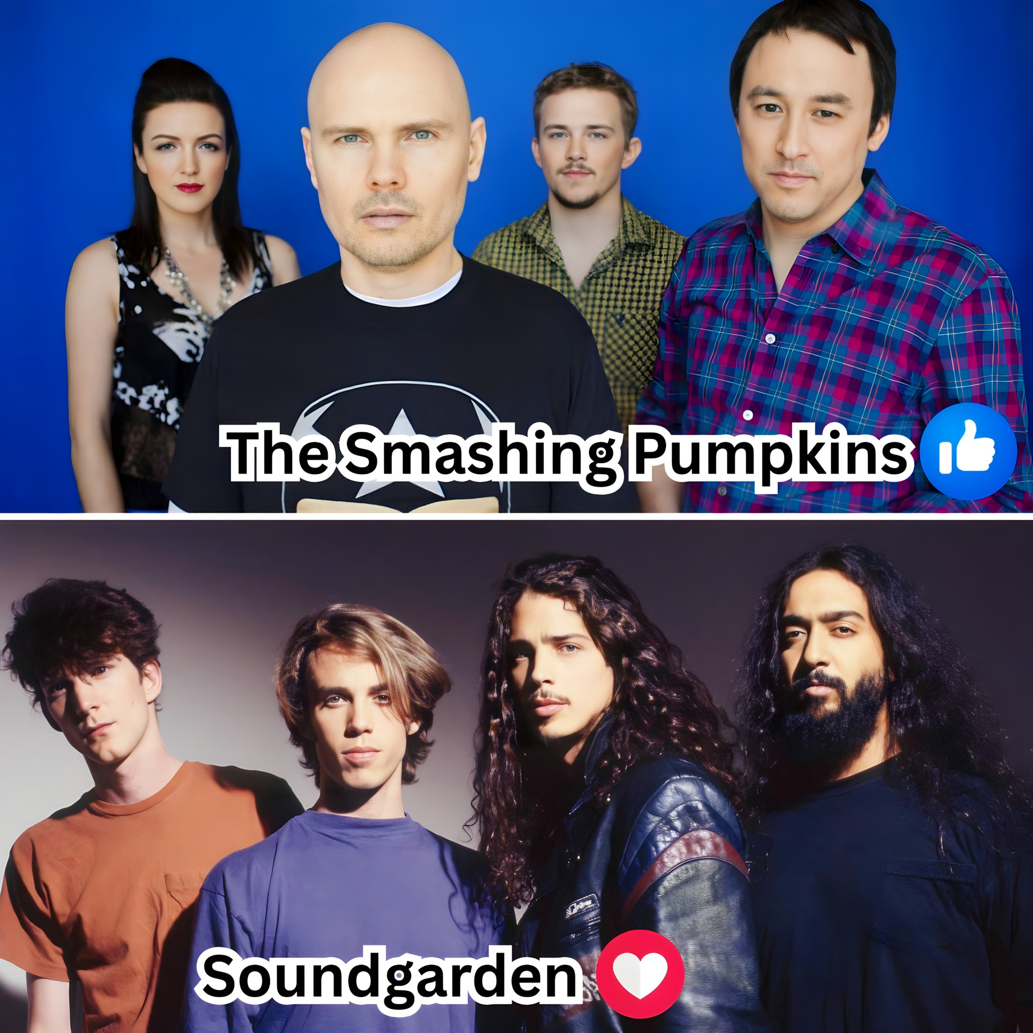 👍The Smashing Pumpkins / ❤️ Nirvana The Smashing Pumpkins are