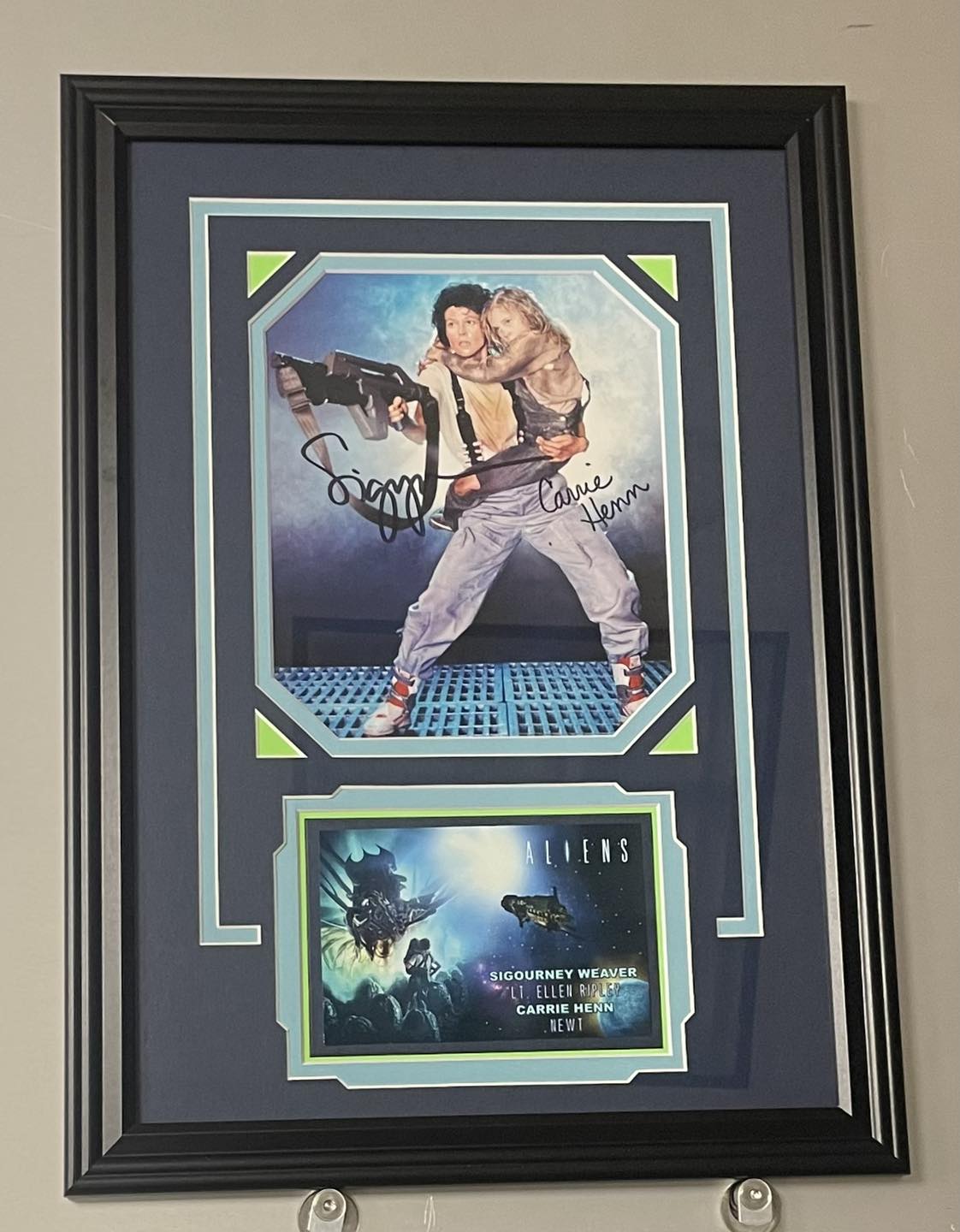 Sigourney Weaver signed Alien posters received
