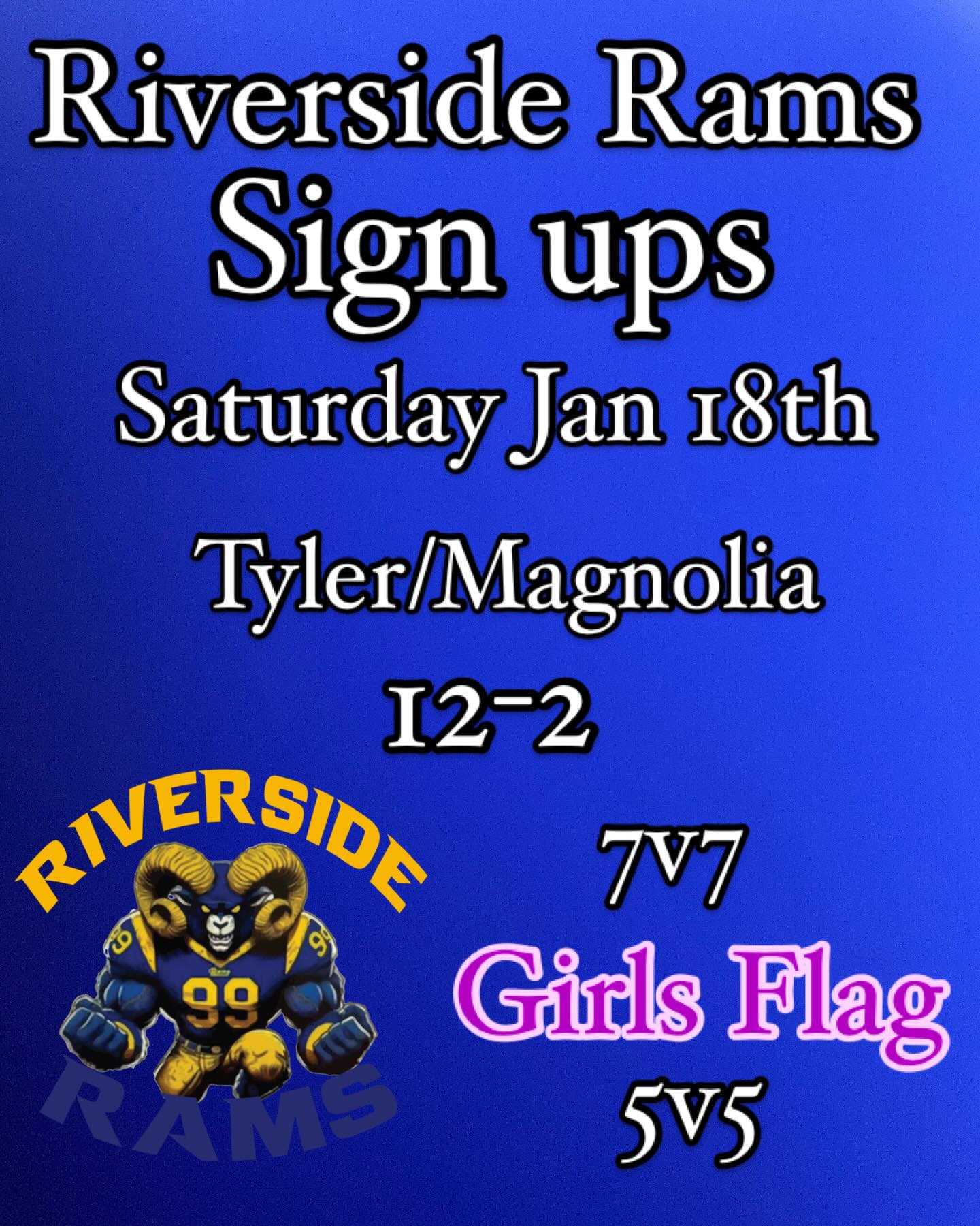 The REAL Riverside Rams Jr All American Football & Cheer