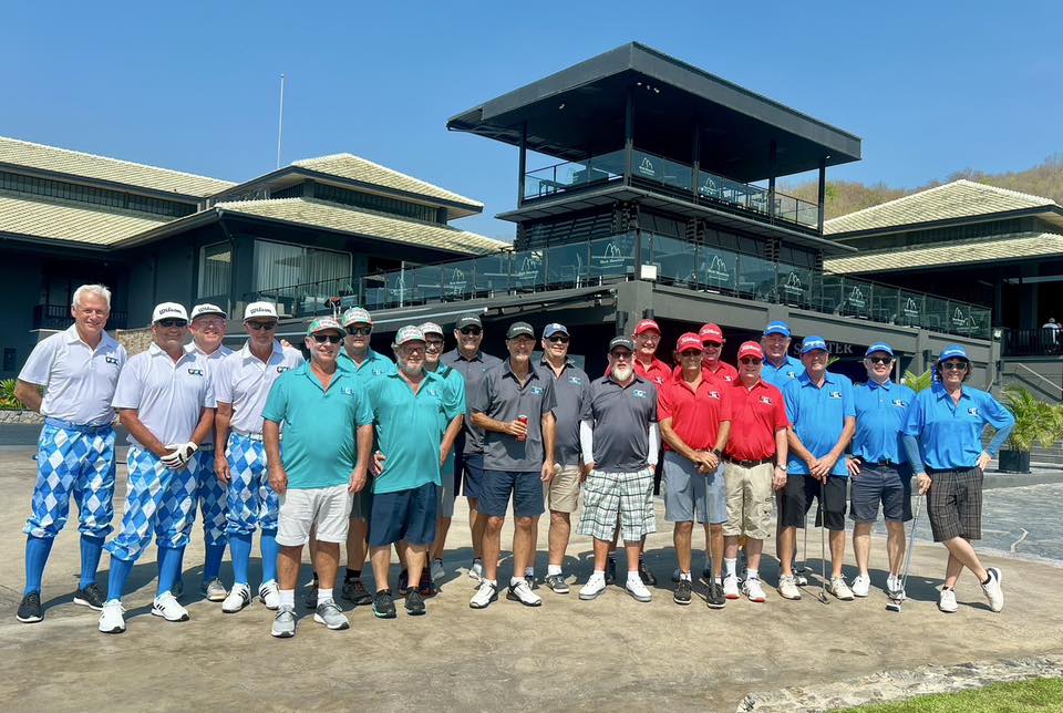 Siam - The well attired Gordy Gilbert Group were in Hua Hin & BKK ...