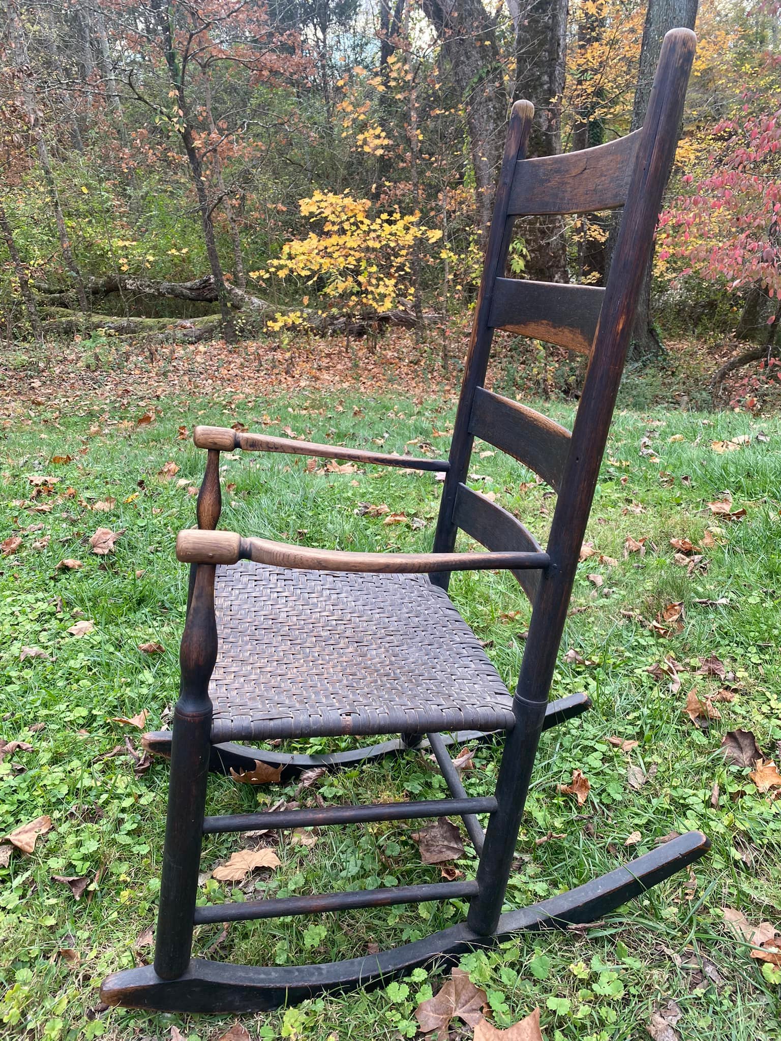 Early American | East Tennessee rocking chair made by Jacob Cook in ...