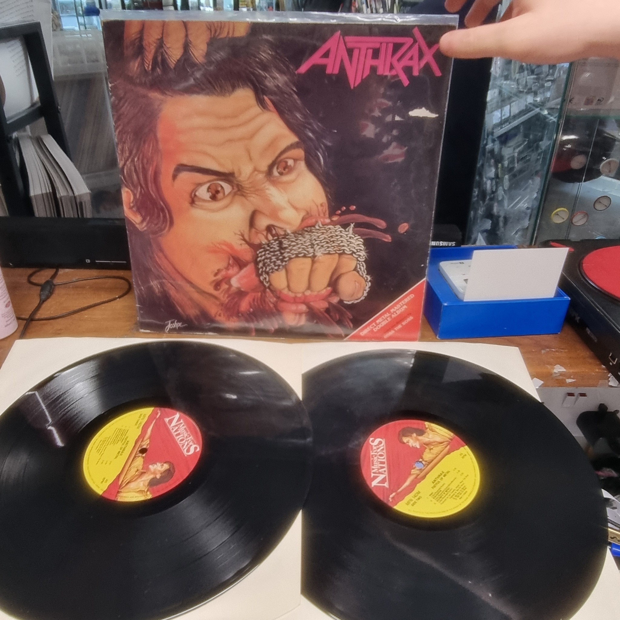 Anthrax - Fistful of Metal 1989 limited double 12