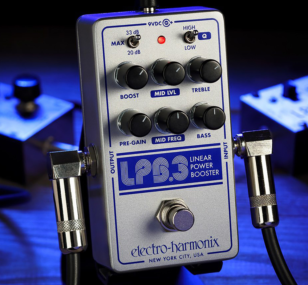 Electro Harmonix Linear Power Booster for higher gain