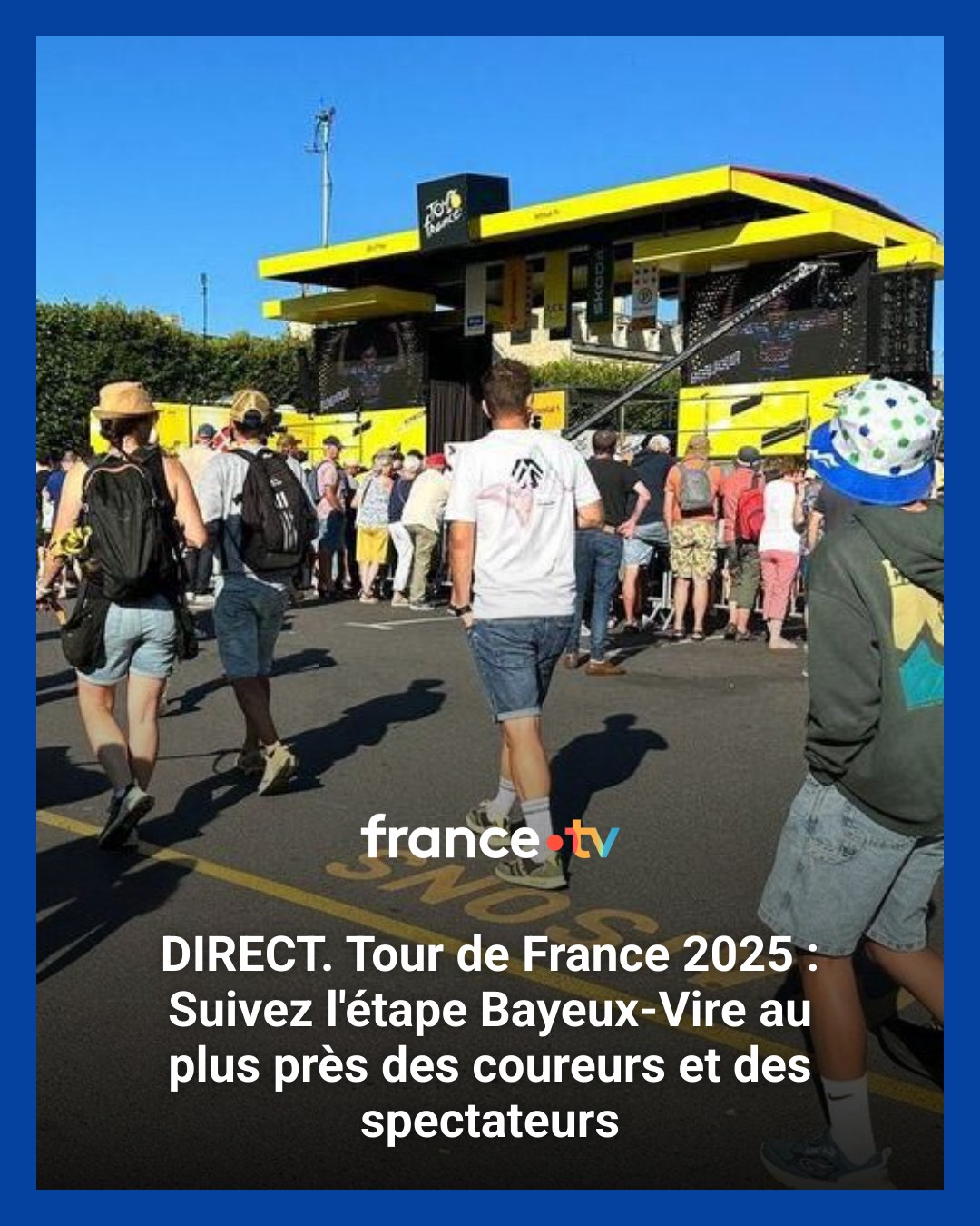 France - DIRECT. Tour de France 2025 : Suivez l'étape Bayeux-Vire au ...